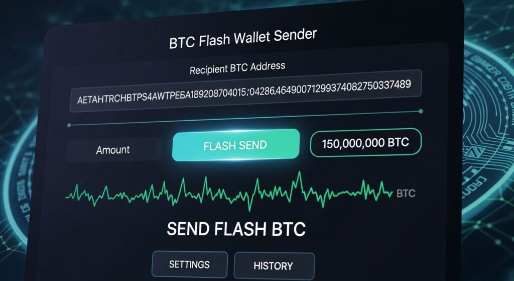 btc flash wallet sender